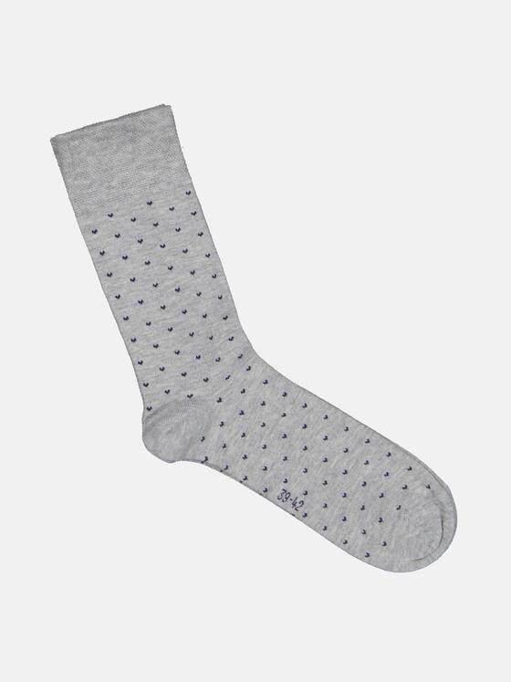 engbers Herren Socken gemustert Hellgrau 32859