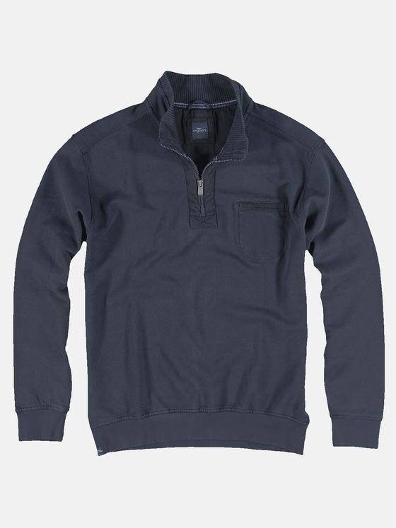 engbers Herren Sweatshirt Stehbund Saphirblau 30919