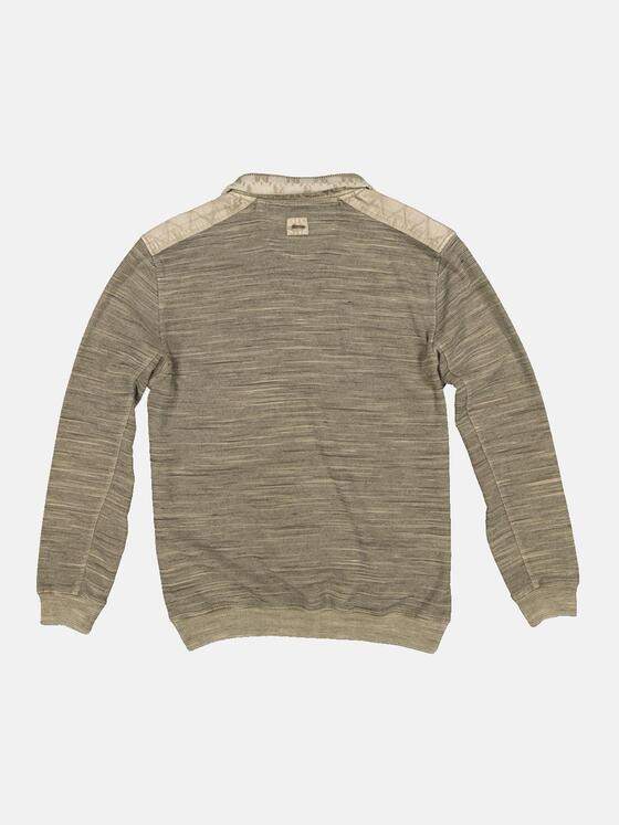 engbers Herren Sweatshirt gestreift Braun 35611