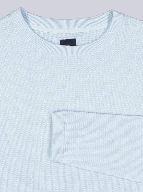 engbers Herren Pullover strukturiert Hellblau 38703