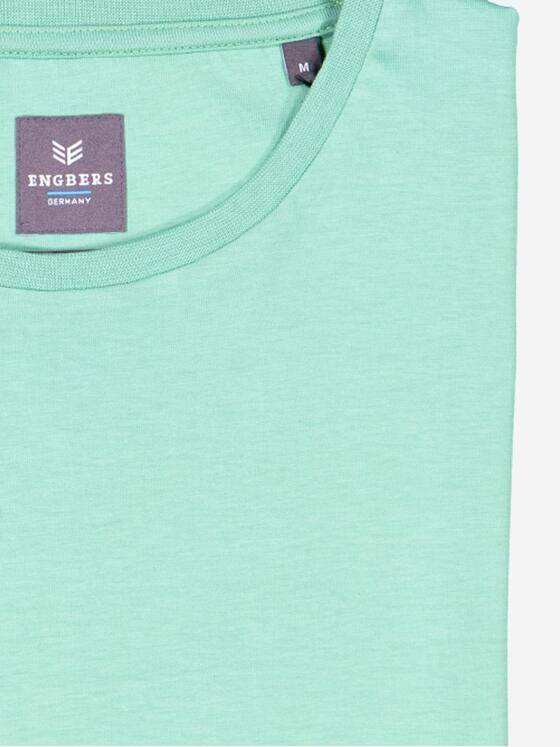 ENGBERS GERMANY Herren T-Shirt aus Pima Baumwolle Hellgruen 37770