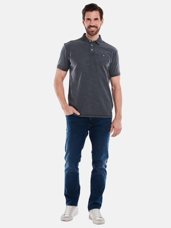 engbers Herren Polo-Shirt regular Blau 35055