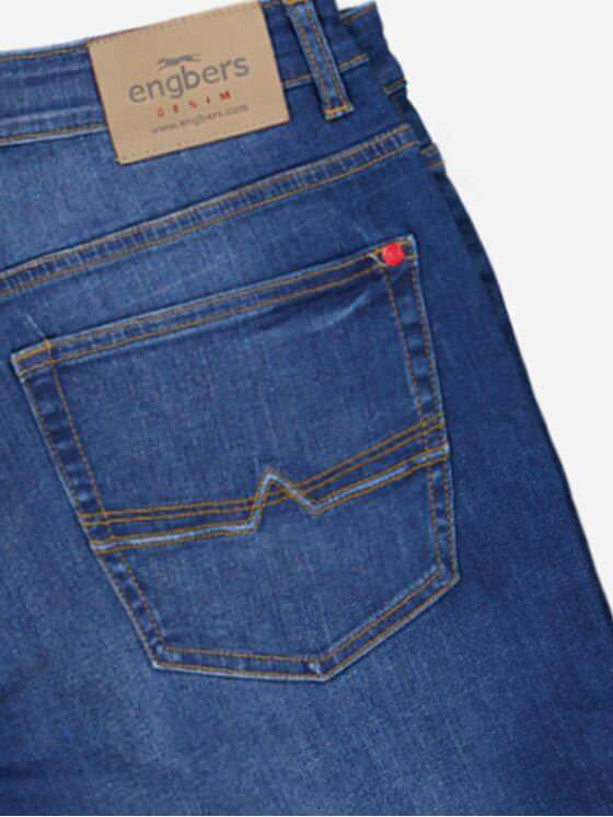 engbers Herren Bermuda regular Blau 37063