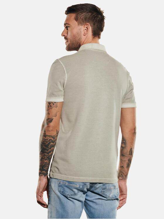 emilio adani Herren Polo-Shirt slim fit Beige 35019