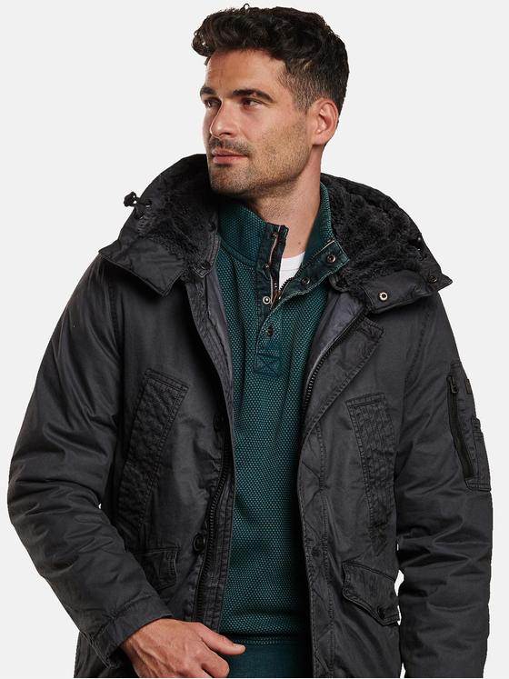 engbers Herren Jacke lang Anthrazit 32304