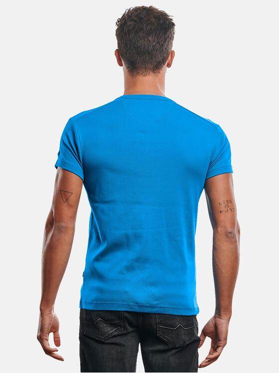 engbers Herren T-Shirt "My Favorite" Cyanblau 31089