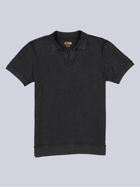 emilio adani Herren Modisches Poloshirt mit Struktur Anthrazit 40529