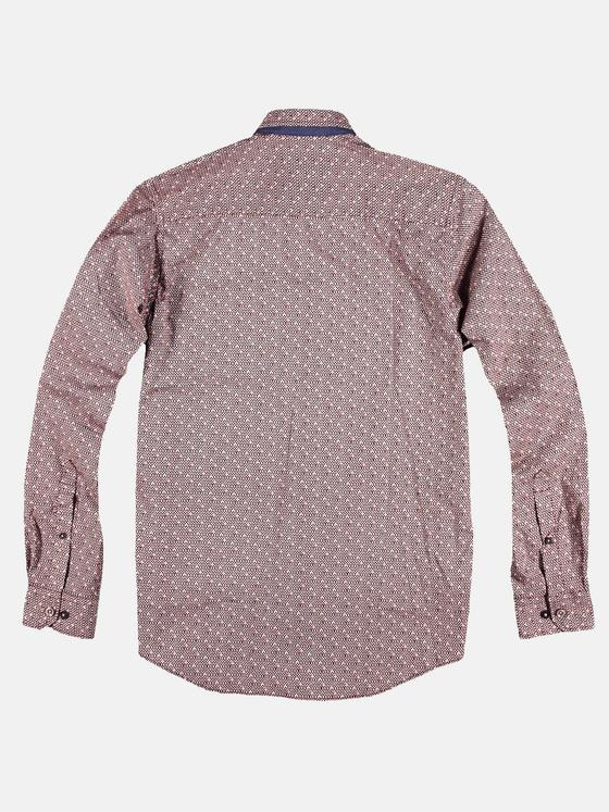 engbers Herren Hemd langarm Bordeaux 28901