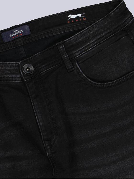engbers Herren Super-Stretch-Jeans slim fit Schwarz 36268