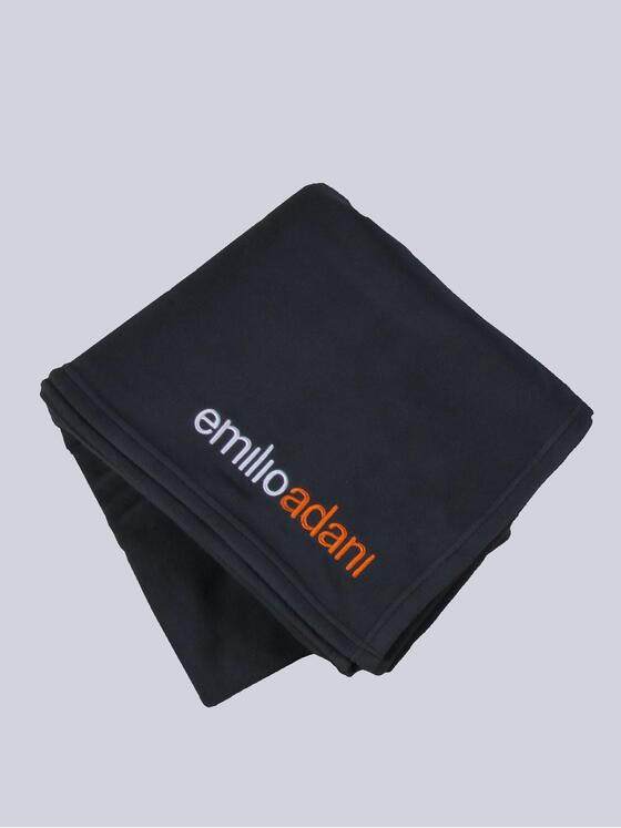 emilio adani Herren Fleecedecke emilio adani Schwarz 35305