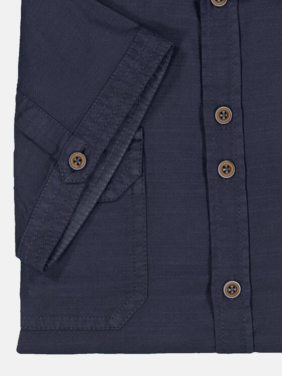 engbers Herren Kurzarm-Hemd regular Marineblau 36871