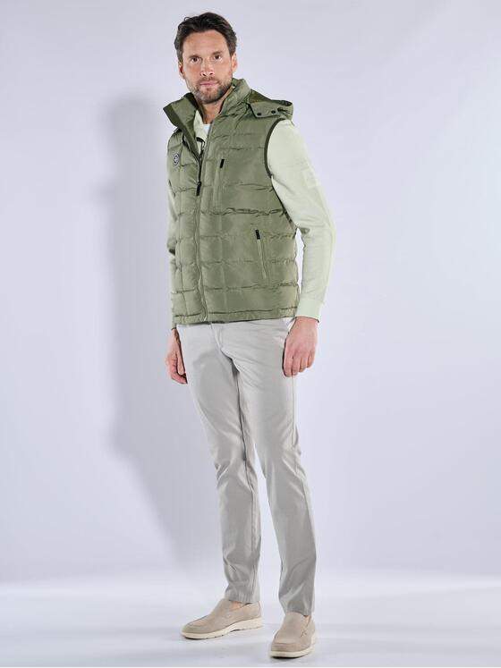 ENGBERS GERMANY Herren Steppweste mit Sorona Padding Hellgruen 38416