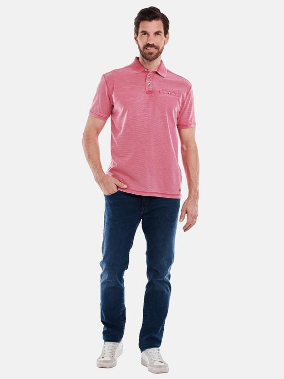 engbers Herren Polo-Shirt regular Pink 35054