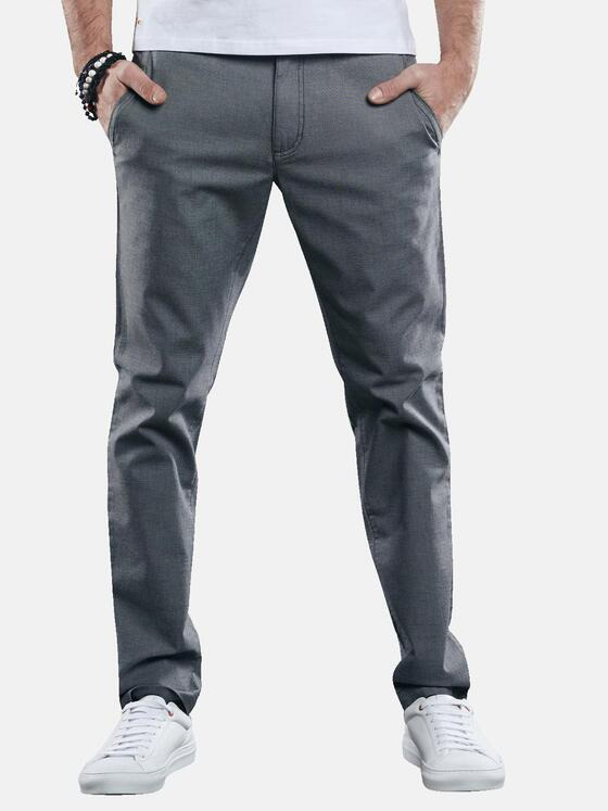 emilio adani Herren Modische Chino aus sommerlichem Garn Grau 29845