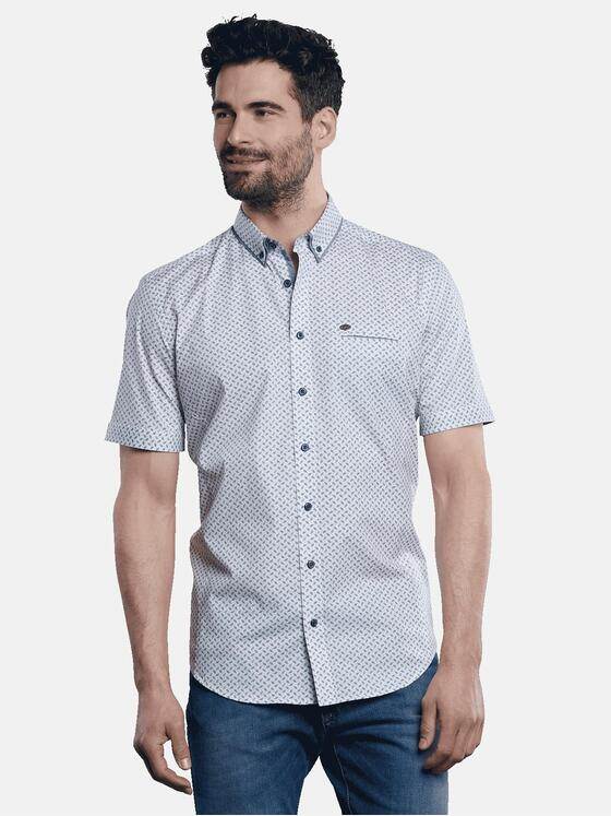 engbers Herren Hemd kurzarm Marineblau 30663