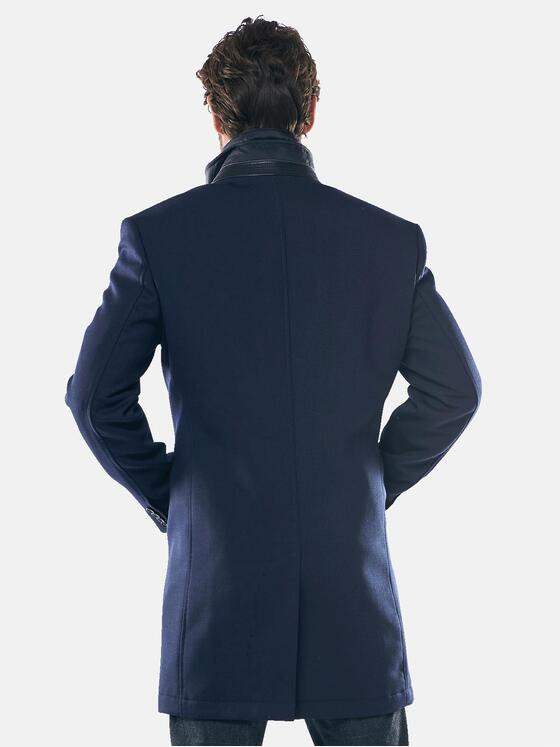 engbers Herren Edler Mantel mit leichter Wattierung Saphirblau 31447