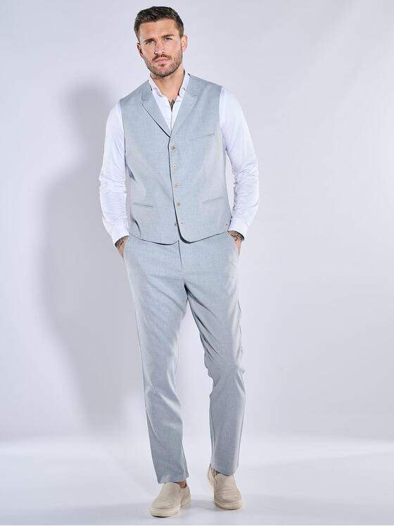 emilio adani Herren Sakko-Weste slim fit Blau 38465