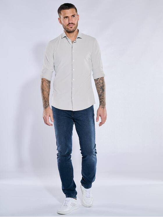 emilio adani Herren Funktionshemd Langarm Sand 37997