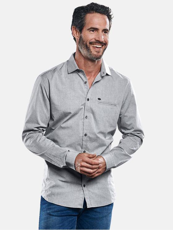 engbers Herren Sakko-Hemd Hellgrau 30542