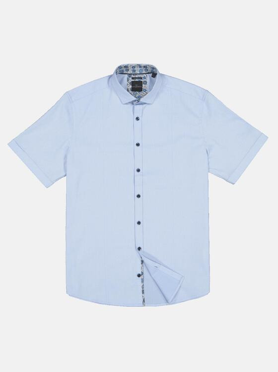 engbers Herren Kurzarm-Hemd "My Favorite" Blau 32811