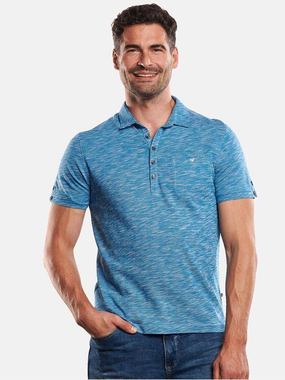 ENGBERS GERMANY Herren Polo-Shirt Blautuerkis 31797