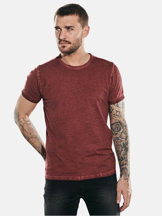emilio adani Herren T-Shirt rundhals Rot 31831