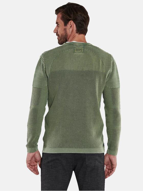 engbers Herren Pullover strukturiert Grün 35615