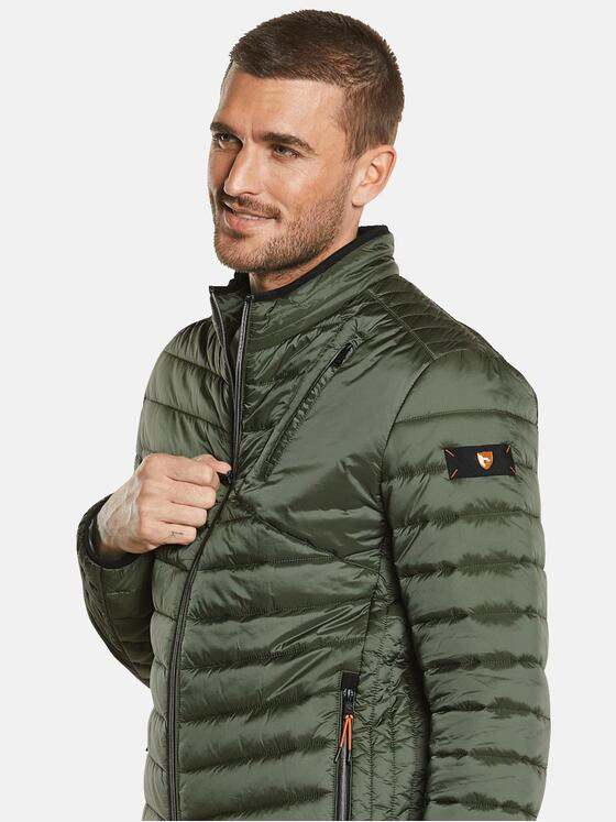 emilio adani Herren Steppjacke slim fit Grün 34290