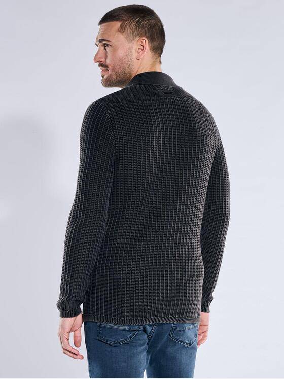 emilio adani Herren Stricksakko Anthrazit 40078