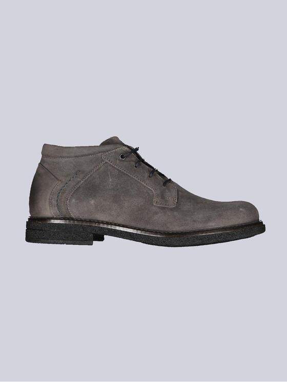 engbers Herren Boots aus Leder Dunkelgrau 33606