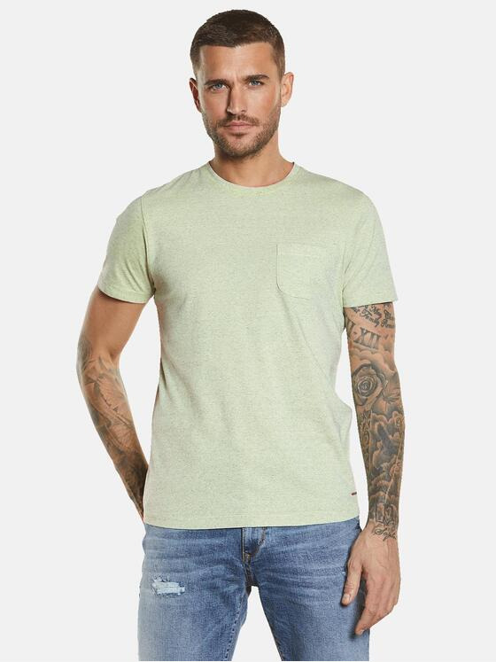 emilio adani Herren T-Shirt gestreift Gelb 34547