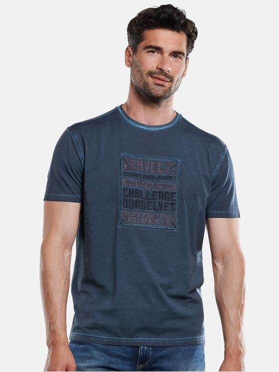 engbers Herren T-Shirt Rundhals Saphirblau 31849