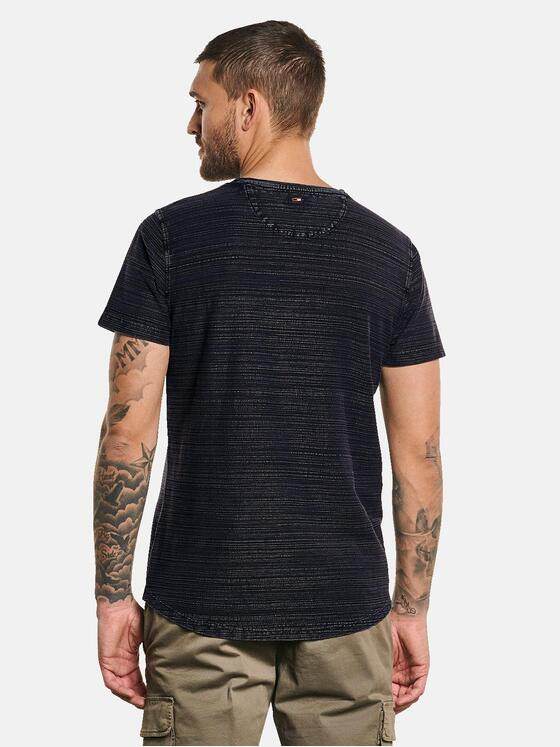 emilio adani Herren T-Shirt gestreift Grau 32705