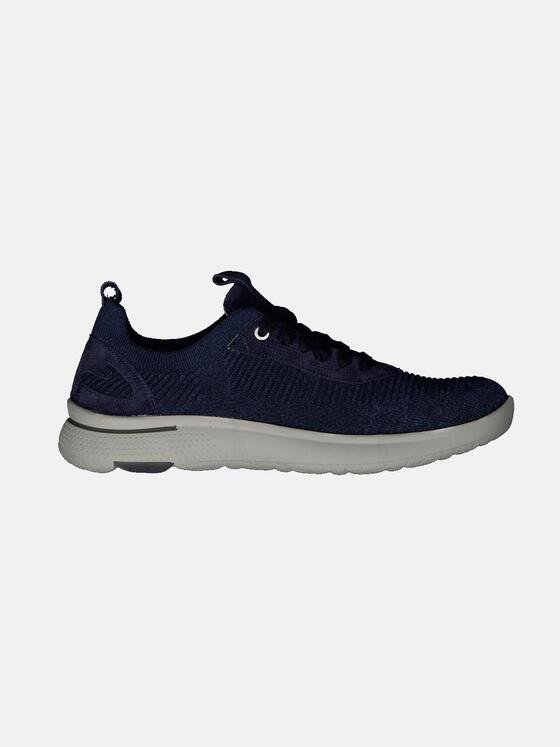 engbers Herren Sneaker aus Materialmix Blau 34416