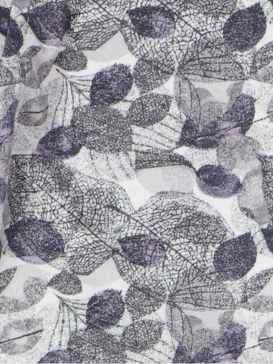 engbers Herren Langarm-Hemd mit floralem Print Oliv 32388