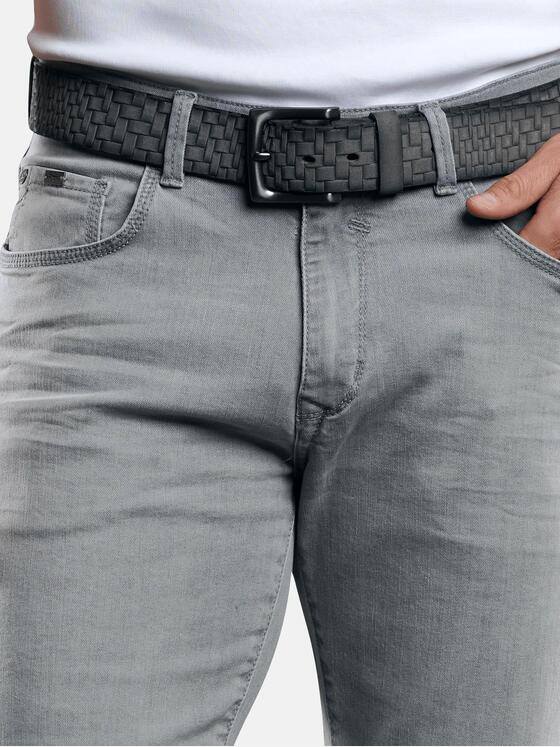 engbers Herren Jeans 5-Pocket Superstretch Grau 29178