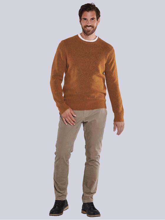 engbers Herren Pullover uni Orange 35852