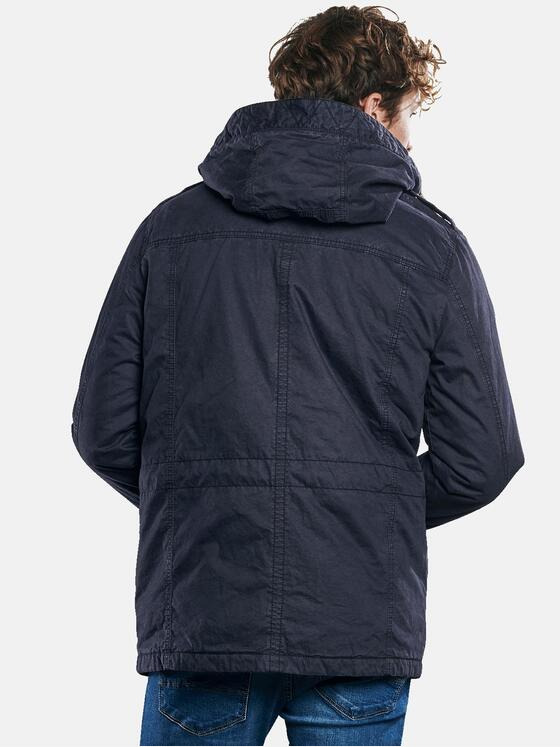 engbers Herren Baumwoll-Parka Saphirblau 30201