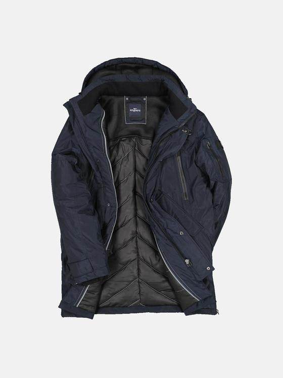engbers Herren Longjacket sportiv Saphirblau 32303