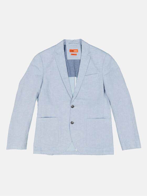 emilio adani Herren Anzugsakko slim fit Blau 34596