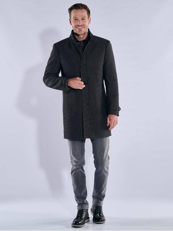 engbers Herren Mantel mit heraustrennbarem Inlet Anthrazit 39406