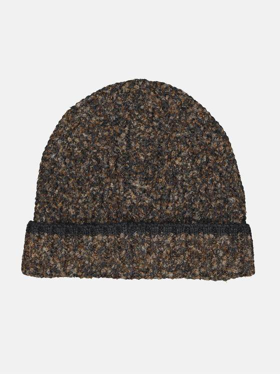 engbers Herren Strickmütze meliert Hellbraun 33880