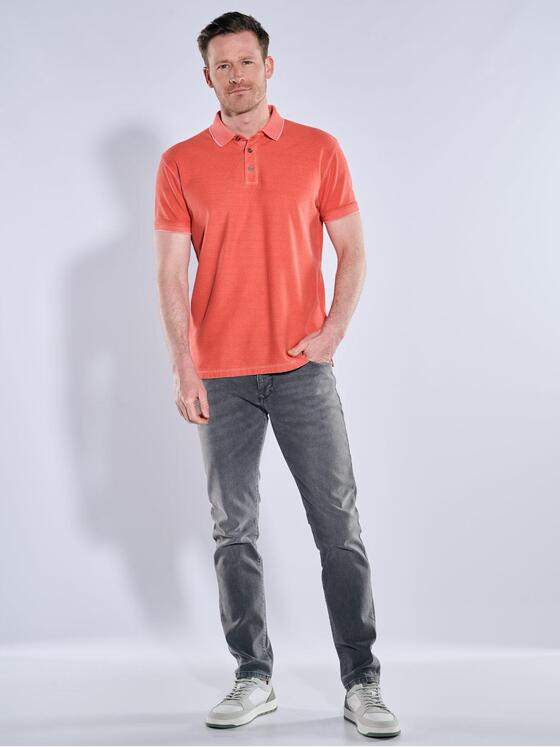 engbers Herren Polo-Shirt strukturiert Hellrot 38451