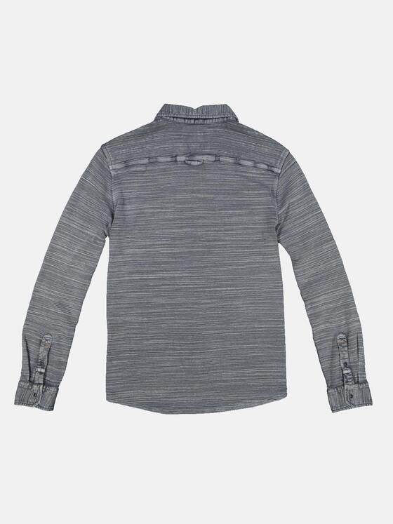 emilio adani Herren Poloshirt langarm Grau 33352