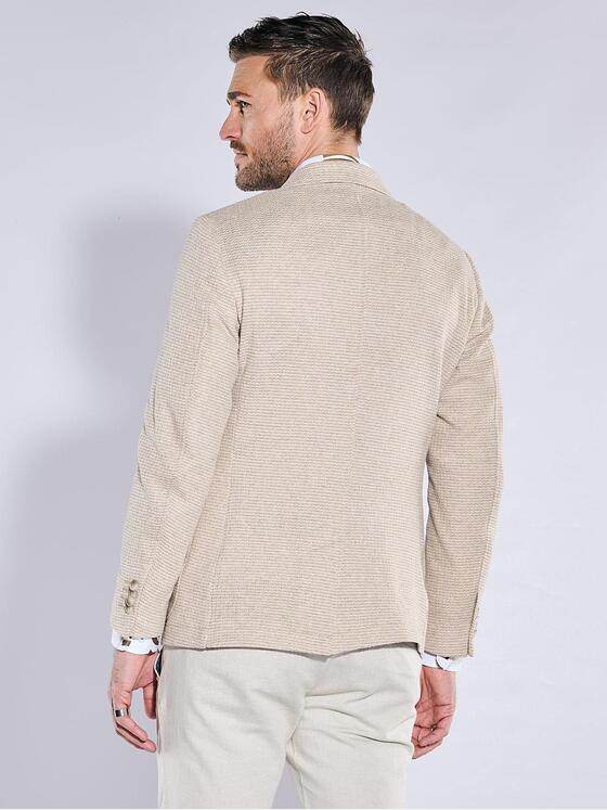 emilio adani Herren Freizeit-Sakko slim fit Beige 38419