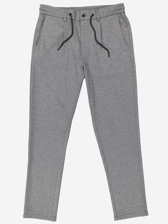 emilio adani Herren Chino regular Grau 37266