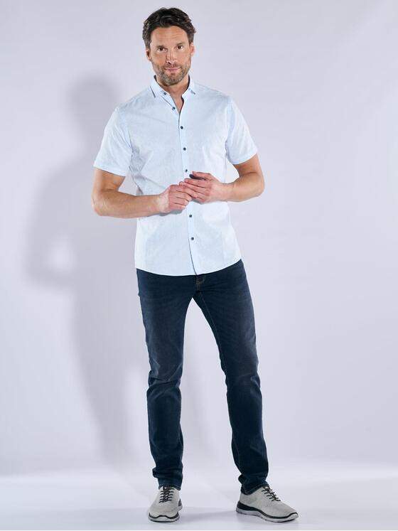 engbers Herren Kurzarm-Hemd "My Favorite" Hellblau 38509