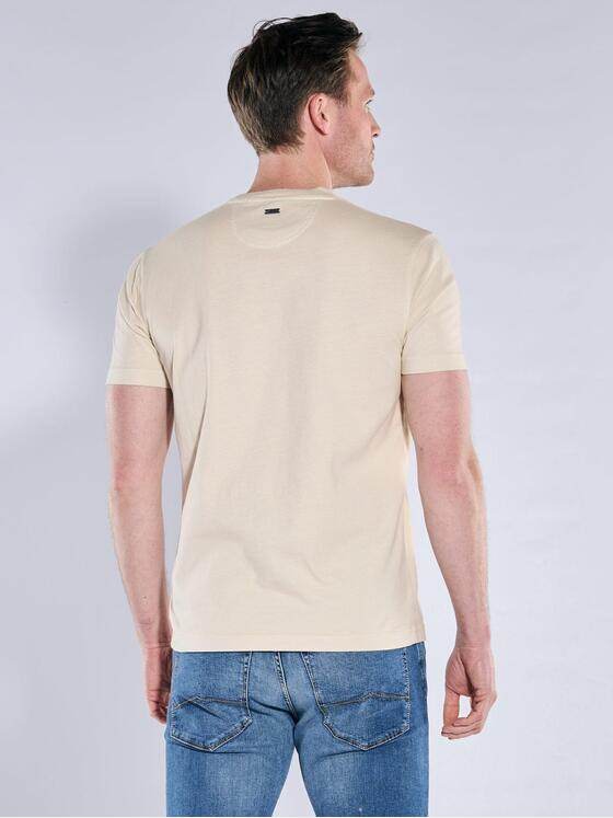 engbers Herren Rundhals T-Shirt Beige 39930
