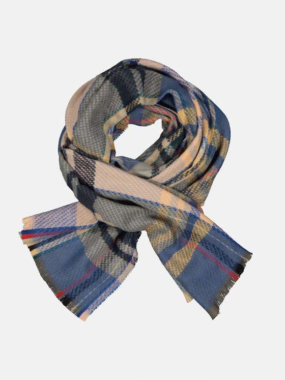 engbers Herren Schal gemustert Kieselgrau 33908