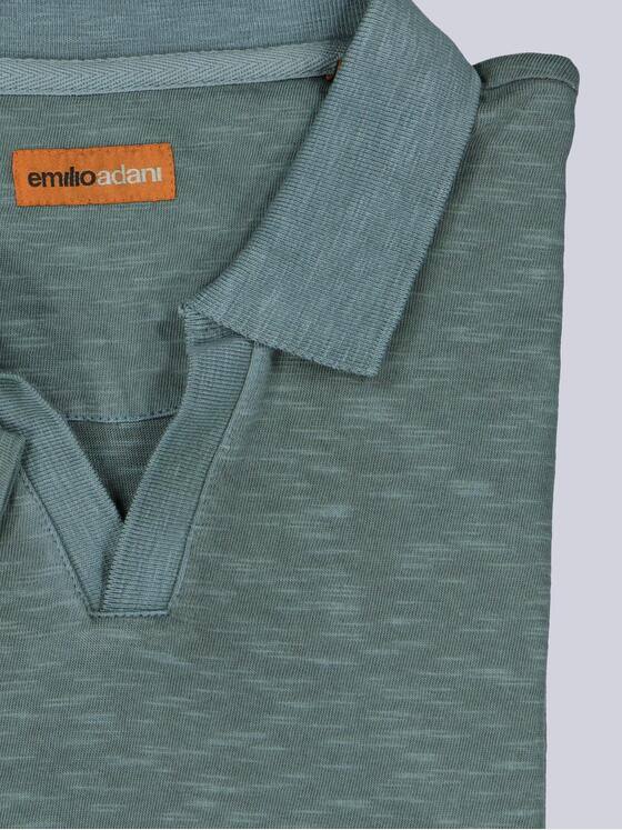 emilio adani Herren Poloshirt Petrolgruen 40792
